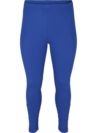 Long basic leggings, Dazzling Blue, Packshot image number 0