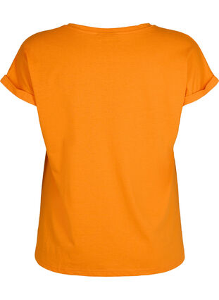 Short sleeved cotton blend t-shirt, Exuberance, Packshot image number 1