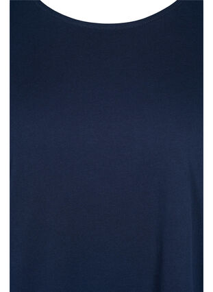 Cotton mix t-shirt, Navy Blazer, Packshot image number 2