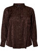 Shirt with tone-on-tone paisley pattern, Brown, Packshot image number 0