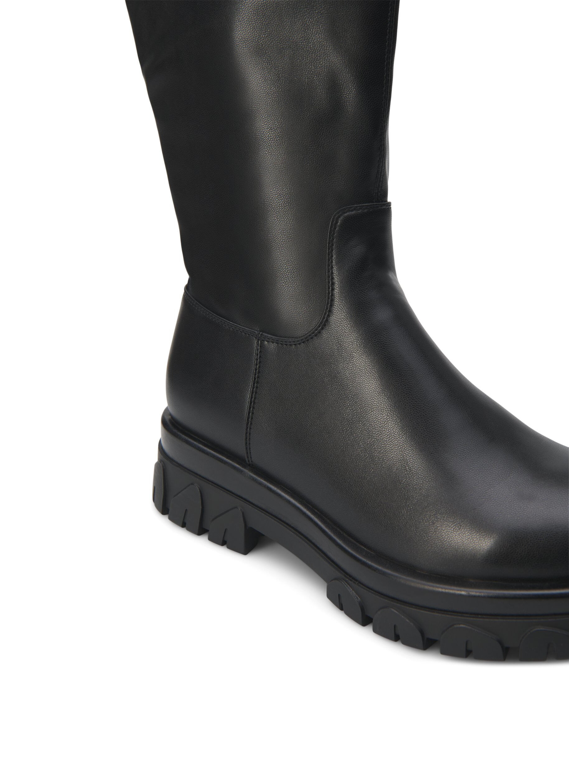 ZizzifashionBoot with long shaft, Black, Packshot image number 3