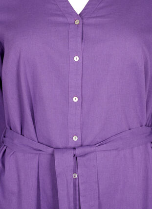 Shirtdress with long sleeves, Deep Lavender, Packshot image number 2