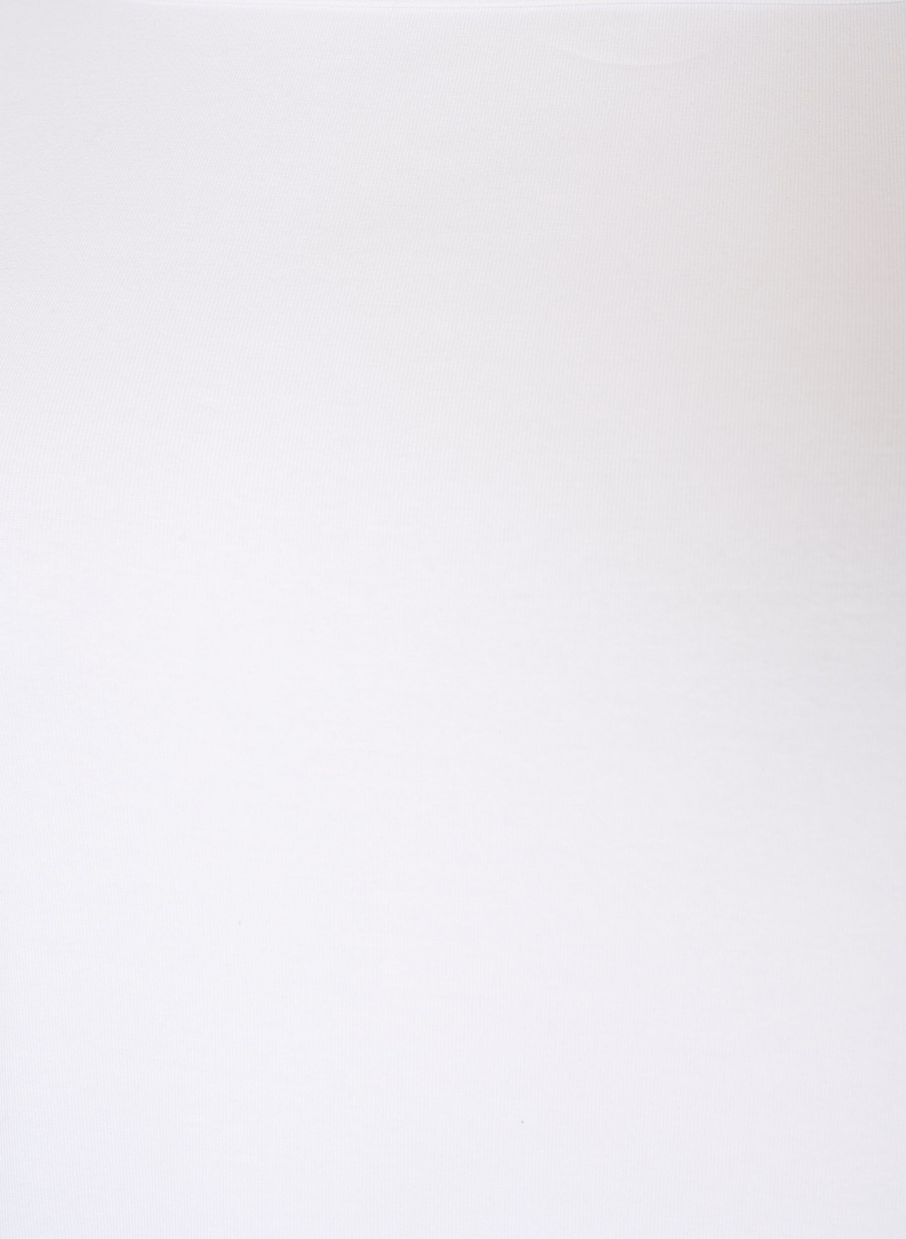 ZizzifashionBasic T-shirt with boat neckline and 3/4 sleeves, White, Packshot image number 2