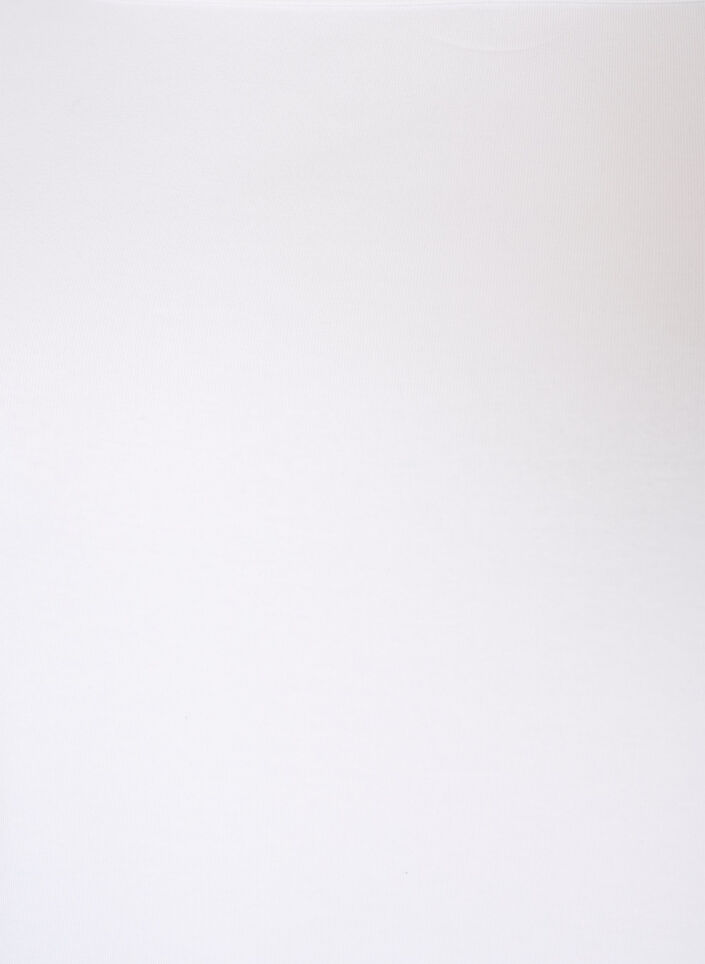 Basic T-shirt with boat neckline and 3/4 sleeves, White, Packshot image number 2