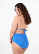 Bikini bottoms with high waist, Blue, Model image number 1