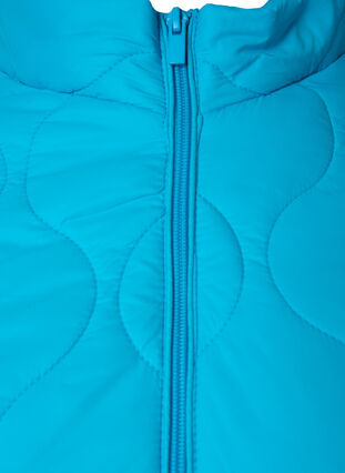 Quilted jacket with zip and pockets, River Blue, Packshot image number 2
