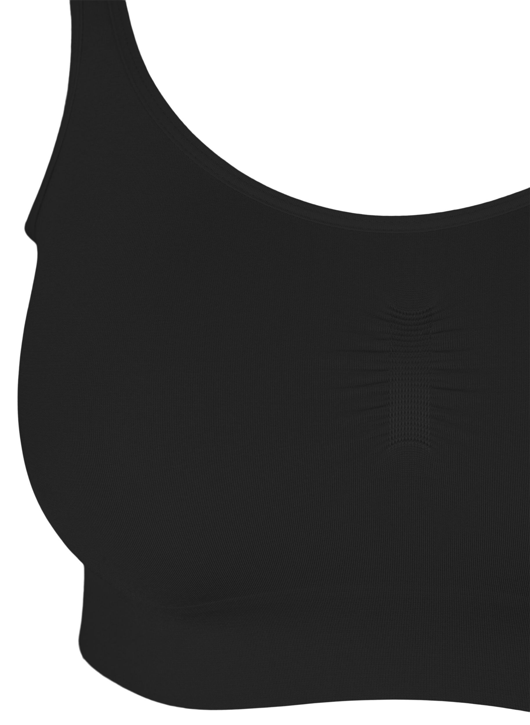 ZizzifashionSoft non-padded bra, Black, Packshot image number 2