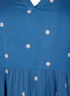 Soft cotton dress with embroidered flowers, Blue Horizon Daisy, Packshot image number 2
