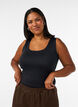 Fitted basic top with reversible feature, Black, Model image number 0