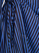 Striped shirt with a wrap effect and a tie-belt, Blue, Packshot image number 3