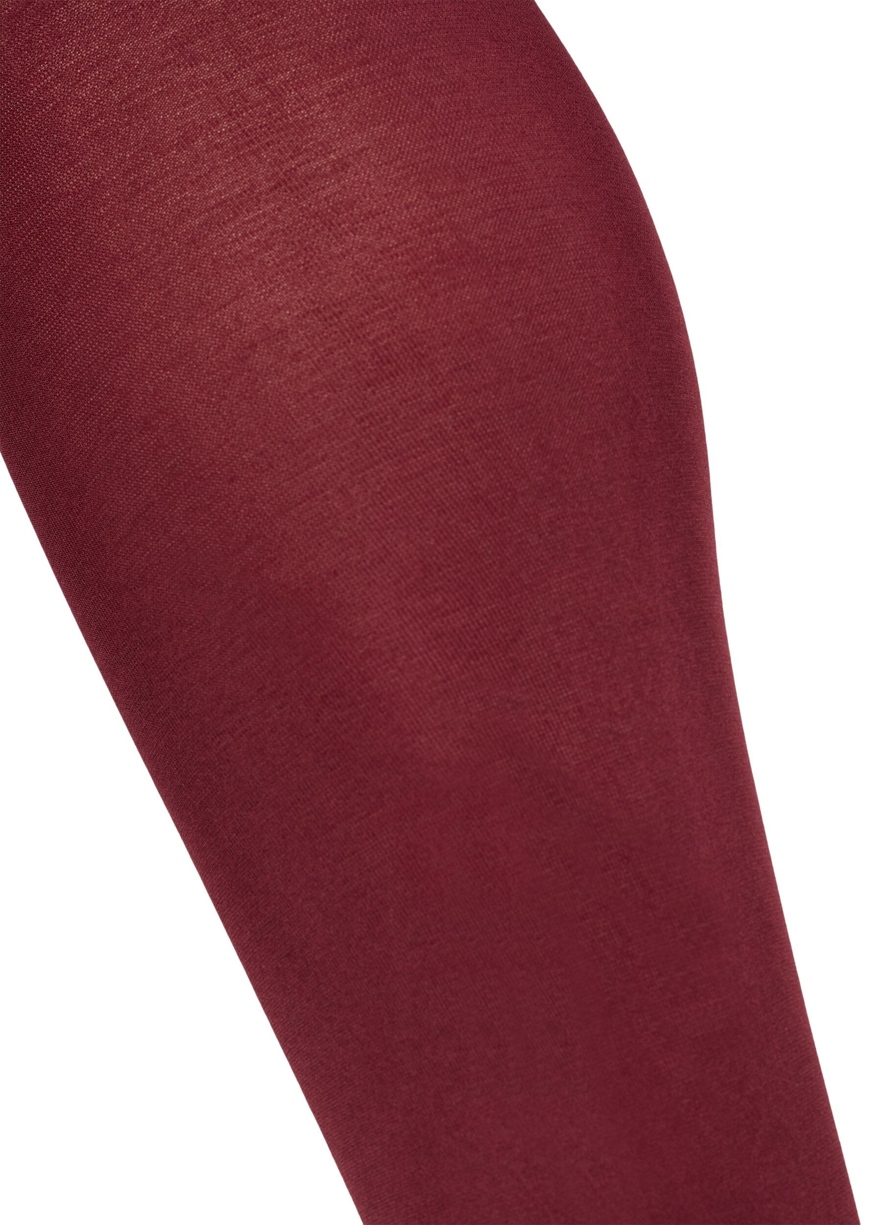 Zizzifashion Tights 100 denier, Dark Bordeaux, Packshot image number 1