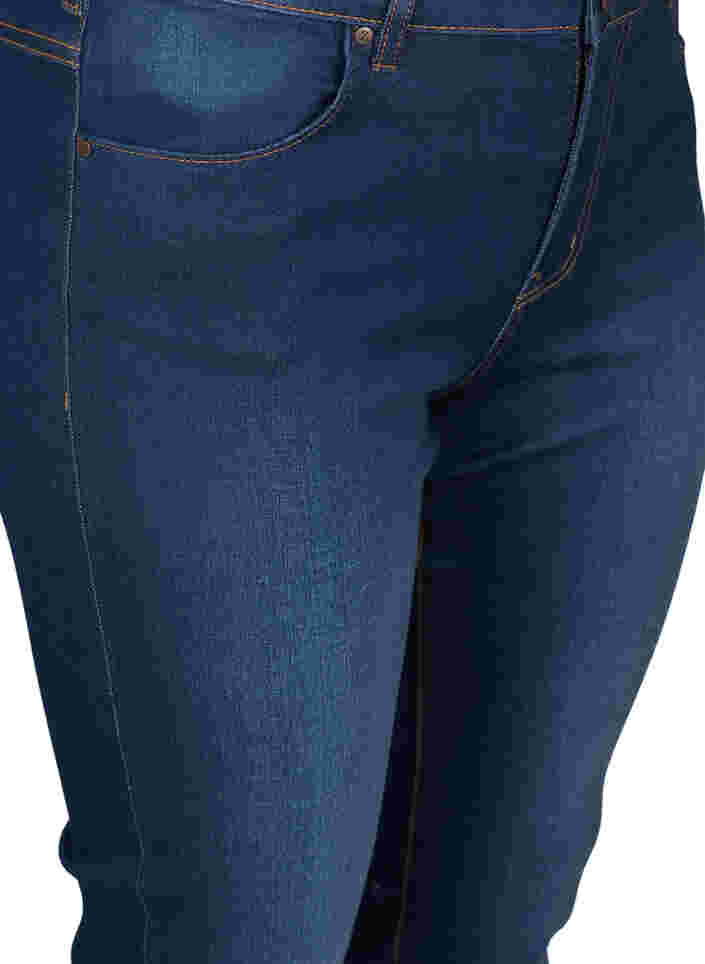 Slim fit Emily jeans with normal waist, Blue denim, Packshot image number 2