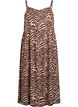 Midi strap dress with a smocked back, Brown, Packshot image number 0