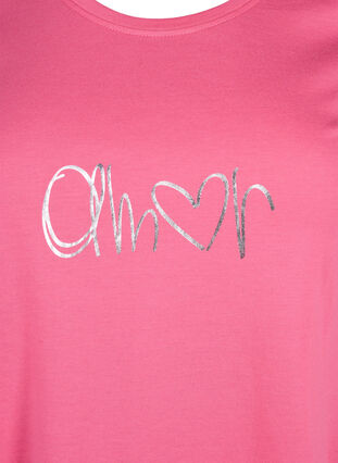 FLASH - T-shirt with motif, Hot Pink Amour, Packshot image number 2
