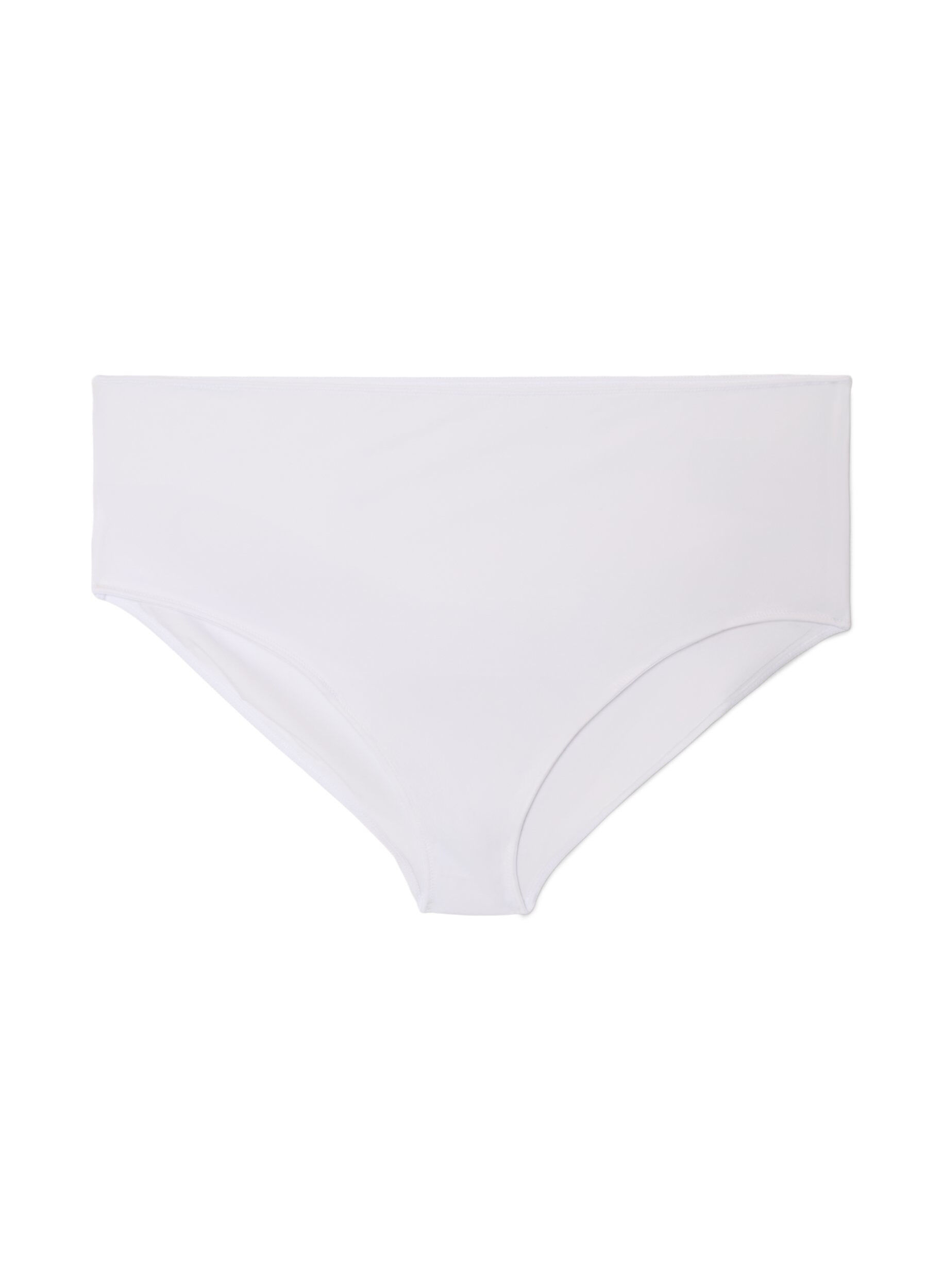 Zizzifashion Microfiber briefs with inner pocket, White, Packshot image number 0