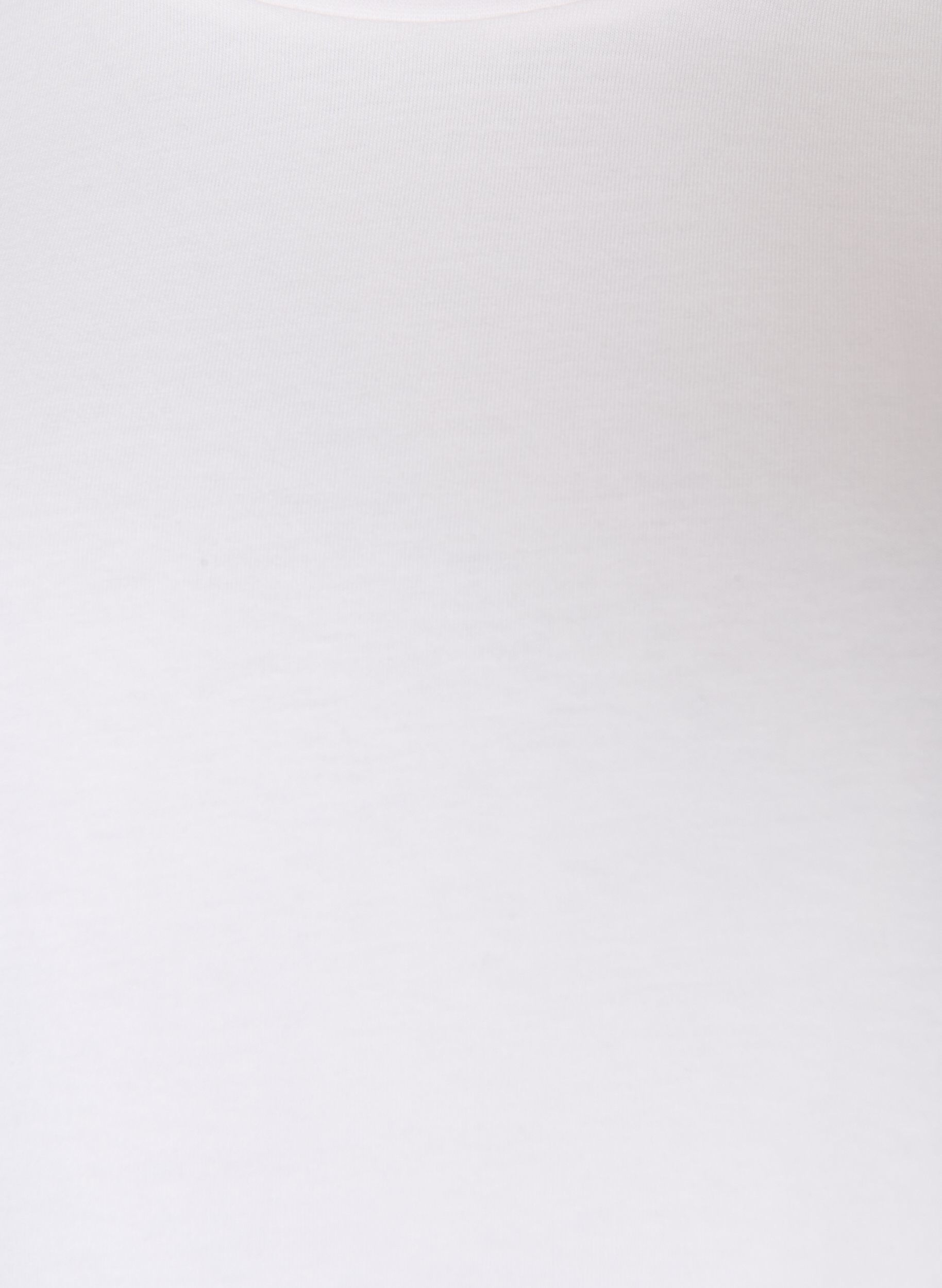 ZizzifashionBasic t-shirt with long sleeves, White, Packshot image number 2