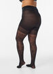 Floral tights with push-up effect - 50 denier, Black, Model image number 1