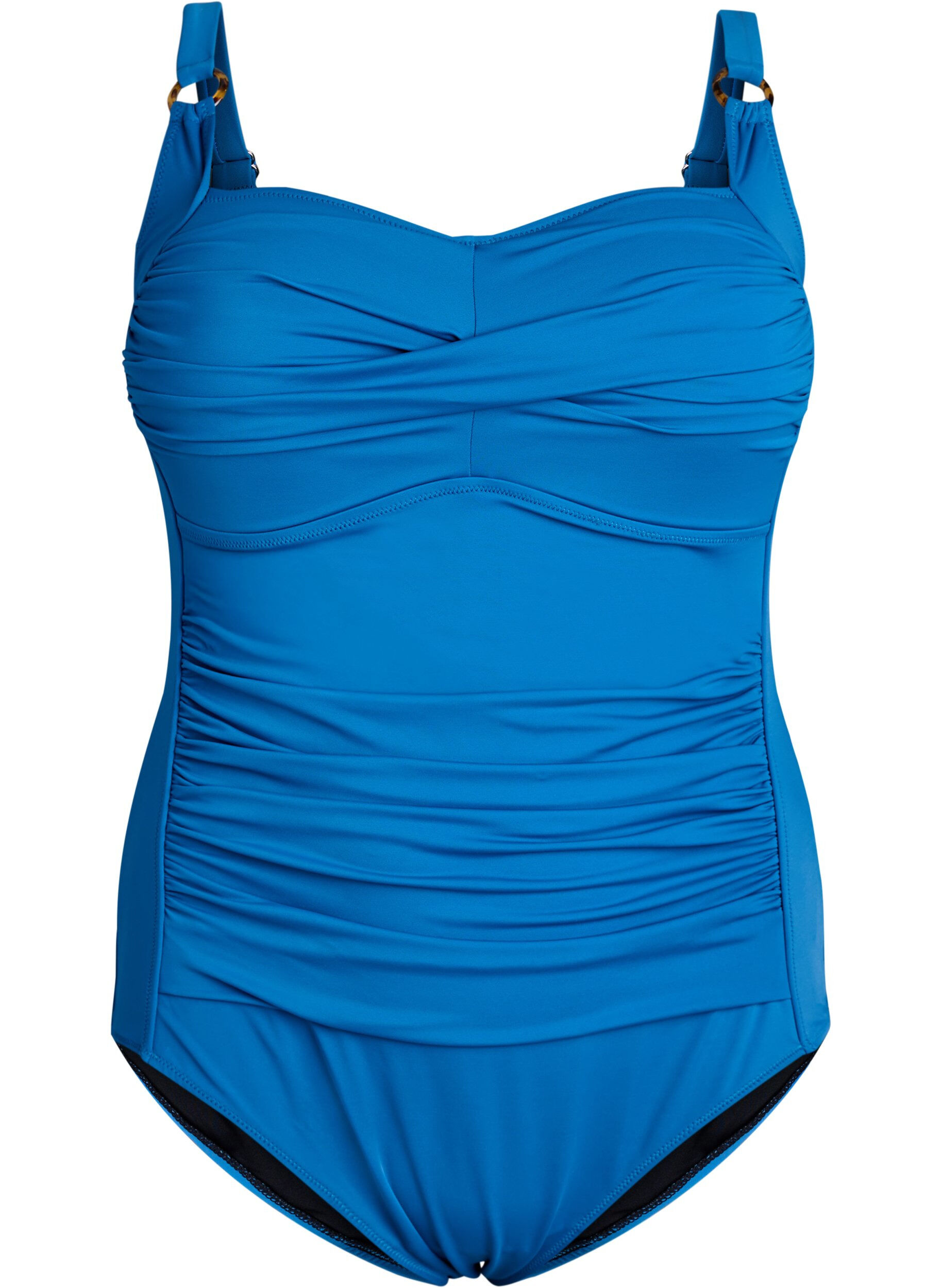 Padded swimsuit with draping