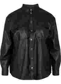 Shirt in faux leather