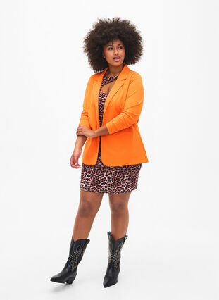 Blazer with pockets, Vibrant Orange, Model image number 2