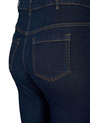 High-waisted Ellen bootcut jeans, Raw Unwash, Packshot image number 3
