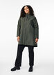 Rain jacket with pockets and hood, Green, Model image number 1