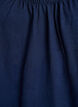 Knee-length strap dress in organic cotton, Blue, Packshot image number 2