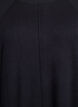 Short knitted dress with raglan sleeves and a centre seam, Black, Packshot image number 2
