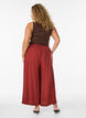 Culottes in viscose with a high waist and wide legs, Red, Model image number 1