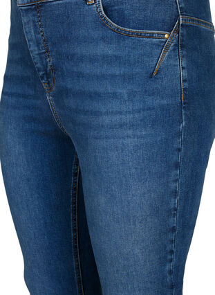 Super slim Amy jeans with high waist, Blue denim, Packshot image number 2