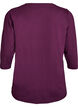 Workout top with 3/4 sleeves, Purple, Packshot image number 1