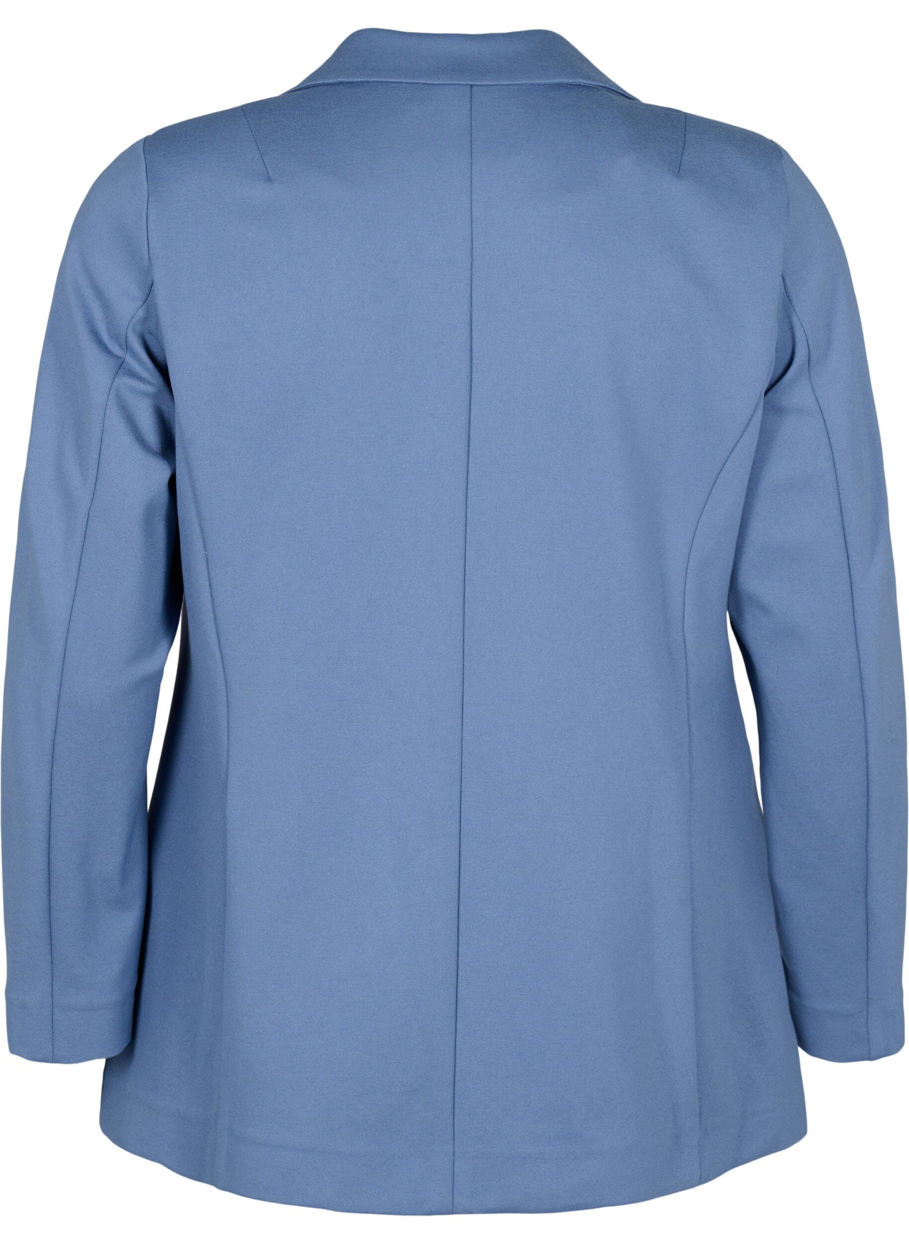 Zizzifashion Simple blazer with button closure, Blue, Packshot image number 1