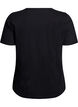 T-shirt with motif, Black, Packshot image number 1