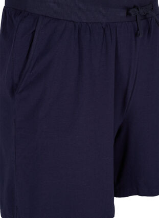 Cotton shorts with pockets, Night Sky Solid, Packshot image number 2