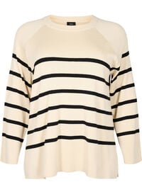 Striped Viscose Sweater