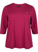 Sports top with 3/4 sleeves, Red, Packshot image number 0