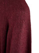 Long ribbed cardigan with an open front, Red, Packshot image number 2