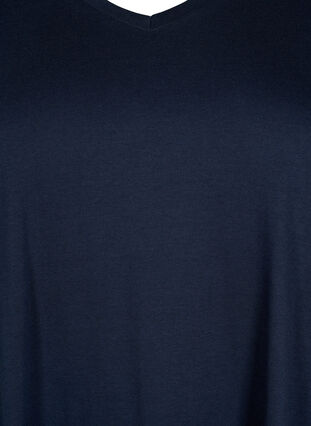 Short sleeve t-shirt with a-shape, Navy Blazer, Packshot image number 2