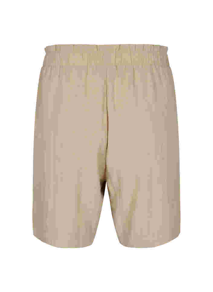 Loose viscose shorts, Oxford Tan, Packshot image number 1