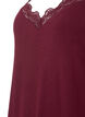 Viscose nightgown with lace trim, Red, Packshot image number 2