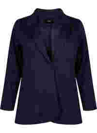 Pinstripe blazer with button closure