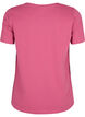 Solid-coloured basic cotton T-shirt, Red, Packshot image number 1