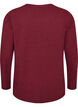 Basic jersey blouse with long sleeves, Red, Packshot image number 1