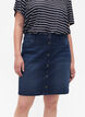 FLASH - Denim skirt with button closure, Blue, Model image number 3