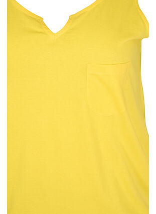 Cotton top with elasticated band in the bottom, Primrose Yellow, Packshot image number 2