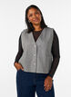 V-neck vest with buttons, Grey, Model image number 0