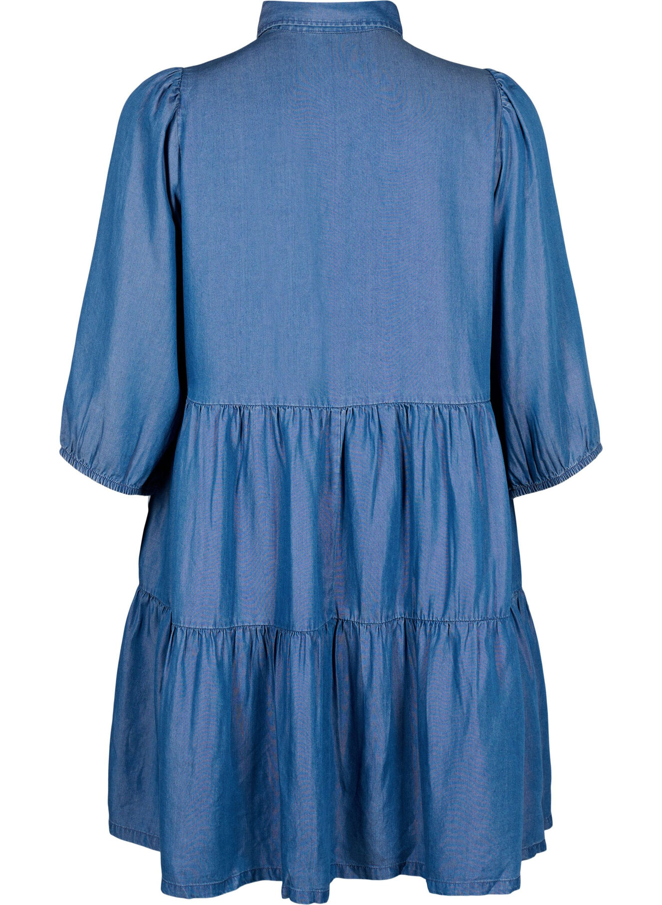 second female denim dress A modern denim silhouette the Lukana Denim Dress, effortless from day into evening. #secondfemale #summer26