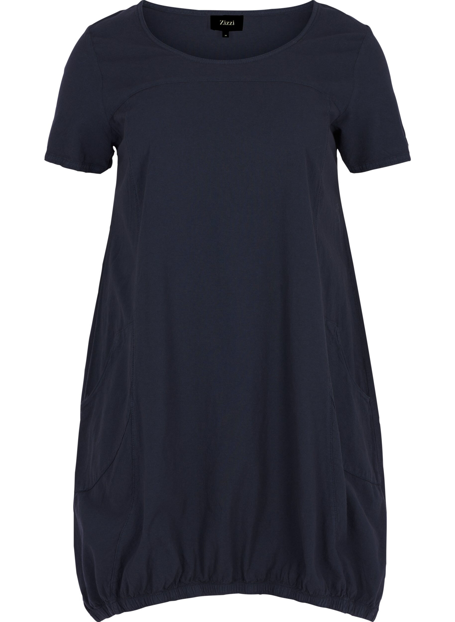 Short-sleeved cotton dress