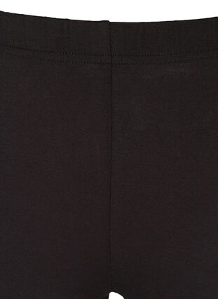 3/4 leggings with buttons, Black, Packshot image number 2