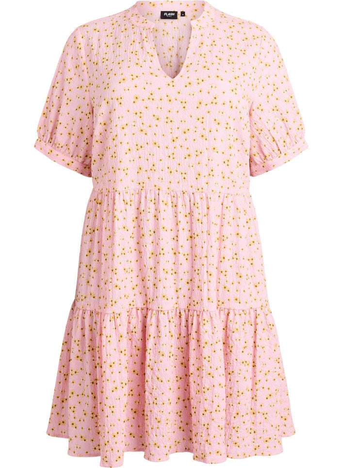 Short A-line dress, Rose, Packshot image number 0